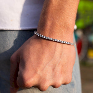 Tennis Bracelet 3MM (Silver)