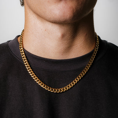 Cuban Chain 8MM (18K Gold Plated)