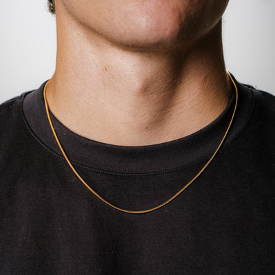 Square Chain 1.4MM (18K Gold Plated)