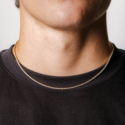 Tennis Chain 2MM (18K Gold Plated)