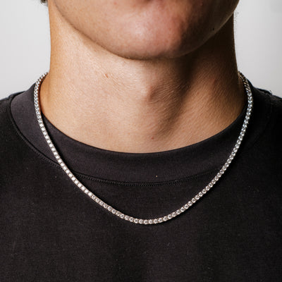 Tennis Chain 3MM (Silver Plated)