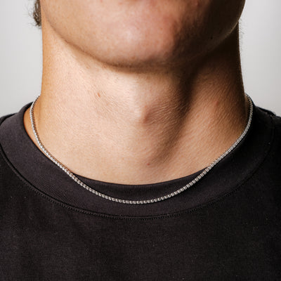 Tennis Chain 2MM (Silver Plated)
