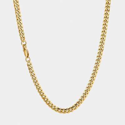 Cuban Chain 6MM (18K Gold Plated)
