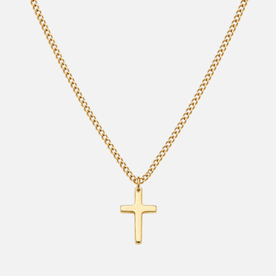 Cross Pendant (18K Gold Plated)
