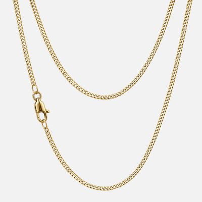 Cuban Chain 3MM (18K Gold Plated)