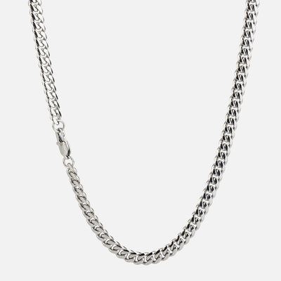 Cuban Chain 6MM (Silver Plated)