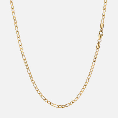 Figaro Chain 3MM (18K Gold Plated)