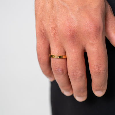 Elevn Round Ring (18K Gold Plated)