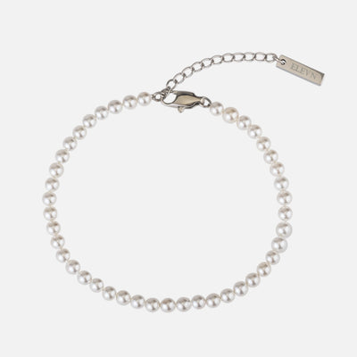 Pearl Bracelet 4MM (Silver Plated)