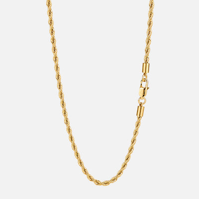 Rope Chain 3MM (18K Gold Plated)