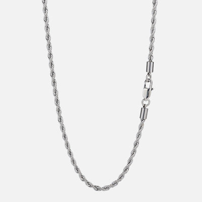 Rope Chain 3MM (Silver Plated)
