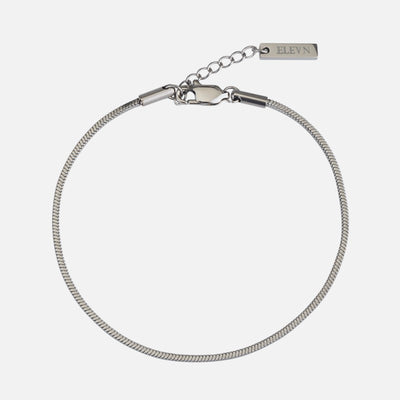 Square Bracelet 1.4MM (Silver Plated)