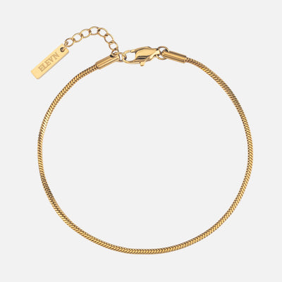 Square Bracelet 1.4MM (18K Gold Plated)