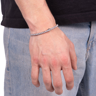 Tennis Bracelet 3MM (Silver Plated)