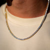 Tennis Bracelet & Chain Combi Gold 3MM