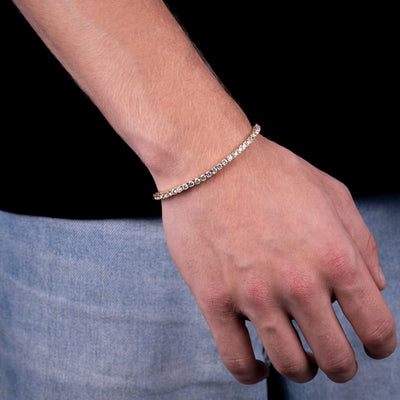 Tennis Bracelet 3MM (18K Gold Plated)