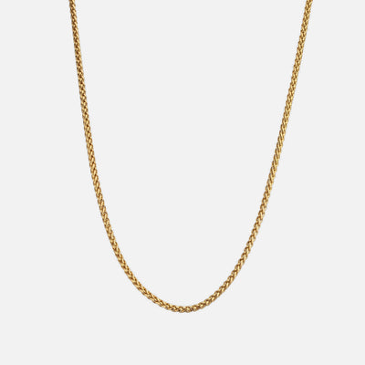 Wheat Chain 2MM (18K Gold Plated)