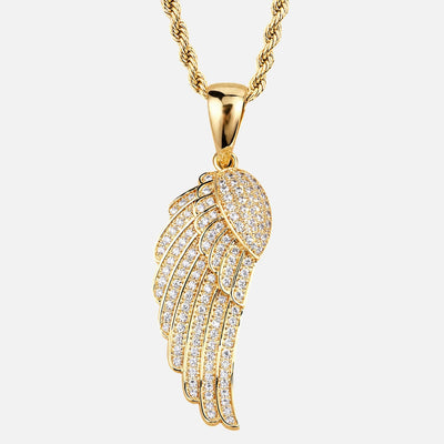 Gold Wing Pendant (18K Gold Plated)