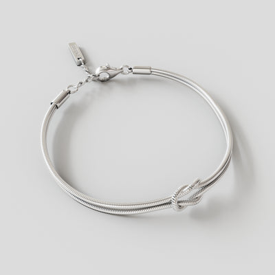 Never Ending Bracelet 1.5MM (Silver Plated)