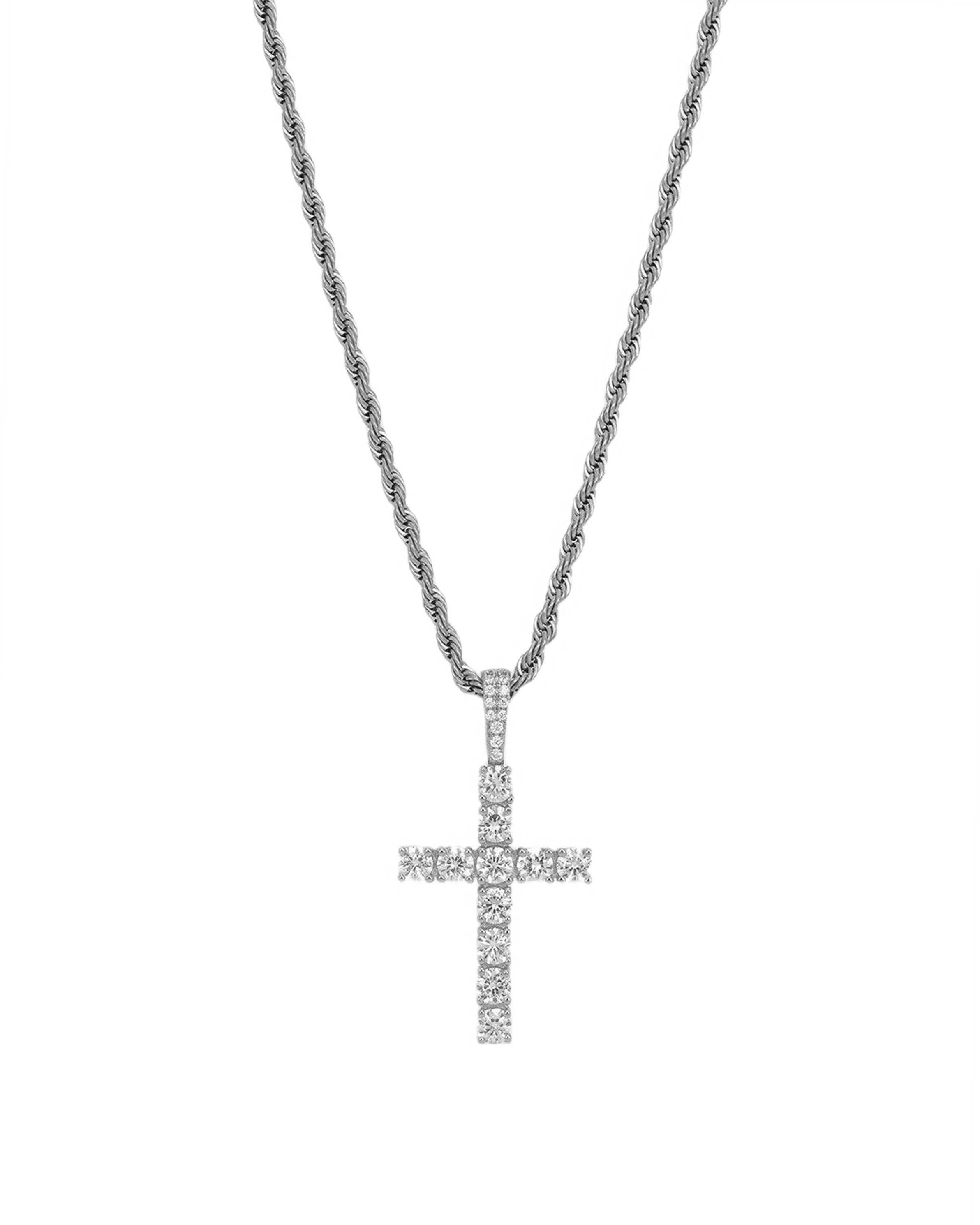 Gold Cross Pendant 18K Gold Elevn Jewellery